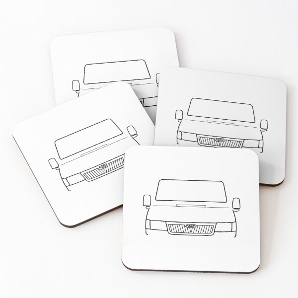 Item preview, Leyland LDV Pilot 1990s-2000s classic van black outline designed and sold by soitwouldseem.