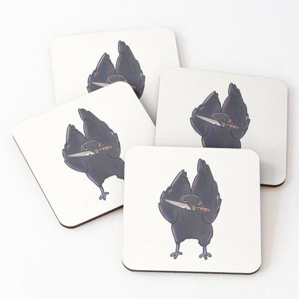 Item preview, Funny Crow with knife  designed and sold by Mayarartsy.