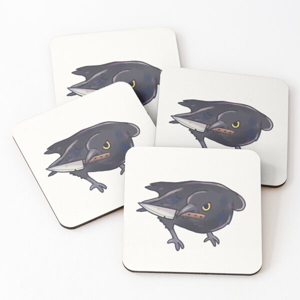 Item preview, Crow with knife  designed and sold by Mayarartsy.