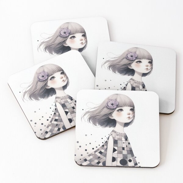 Item preview, Melancholy Girl designed and sold by Beyondnote-Art.