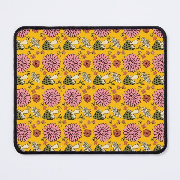 Item preview, Retro 70’s Flower Mushroom Pattern designed and sold by Aramdesing.