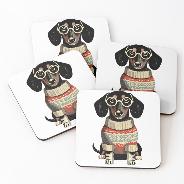 Item preview, Dogs in Jumpers: The divine Dachshund designed and sold by krisevansart.