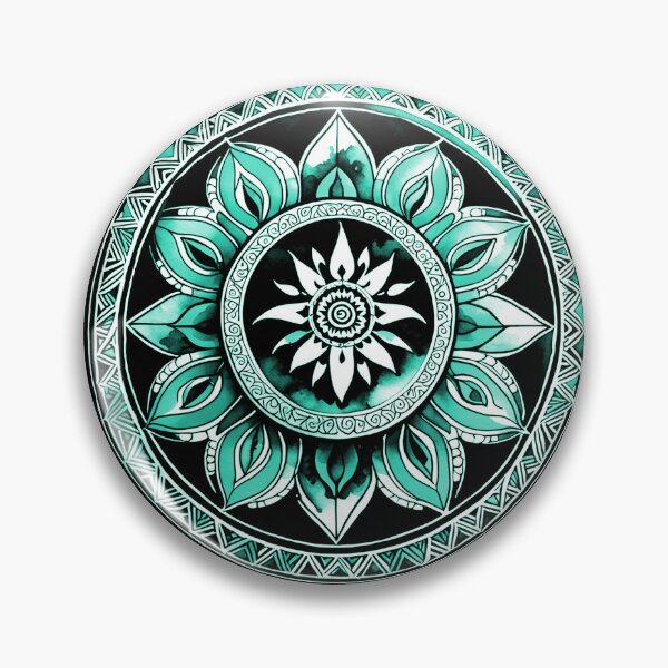Item preview, Dudeist Mandala "spiked" (green) designed and sold by VC-Publications.