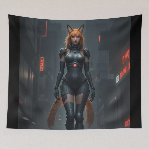 Item preview, Cyberpunk Kitsune designed and sold by RaF71PrO.