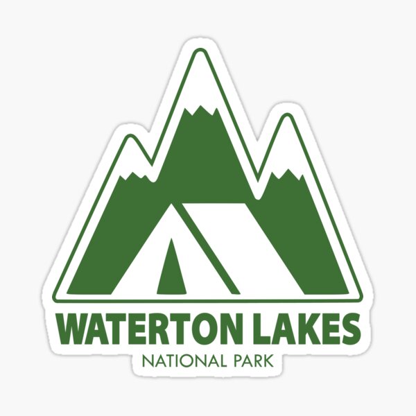 Item preview, Waterton Lakes National Park Mountains Camping designed and sold by Esskay Designs.
