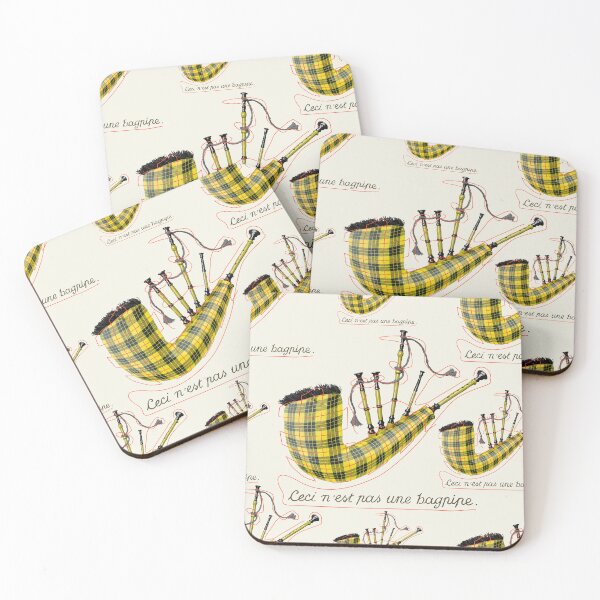 Item preview, This is Not a Bagpipe | after René Magritte designed and sold by This Is Tartan.