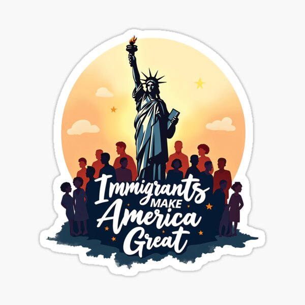 Artikel-Vorschau von Einwanderer machen Amerika großartig, designt und verkauft von Gear-Gallery.