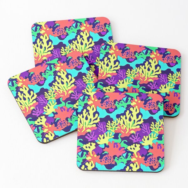Item preview, Neon Coral Reef Camo Oceanic Texture designed and sold by CamouflageLab.