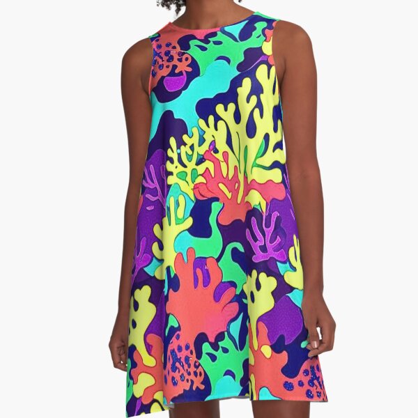 Artikel-Vorschau von Neon Coral Reef Camouflage – Lebendiges Unterwasser-Ozeanmuster, designt und verkauft von CamouflageLab.