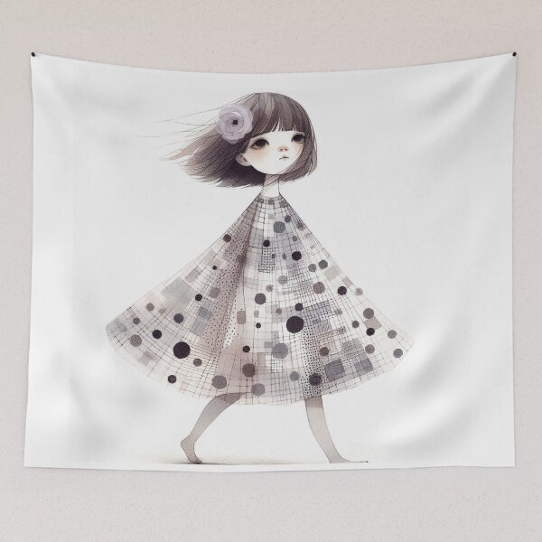 Item preview, Melancholy Girl designed and sold by Beyondnote-Art.