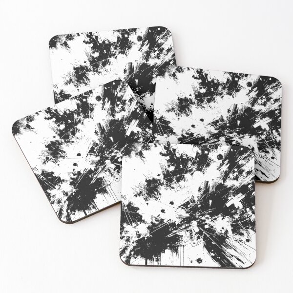 Item preview, Monochrome Motion – Bold Black and White Abstract Painting designed and sold by Hegen79.