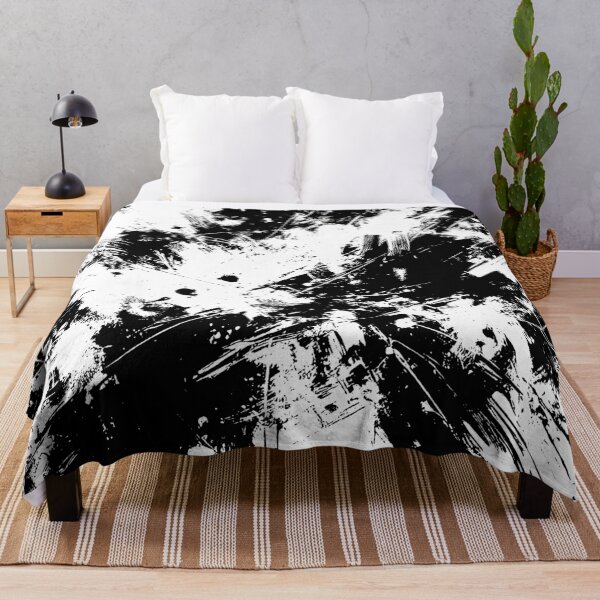 Item preview, Monochrome Motion – Bold Black and White Abstract Painting designed and sold by Hegen79.