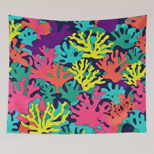 Item preview, Neon Coral Reef Camo Underwater Camouflage designed and sold by CamouflageLab.