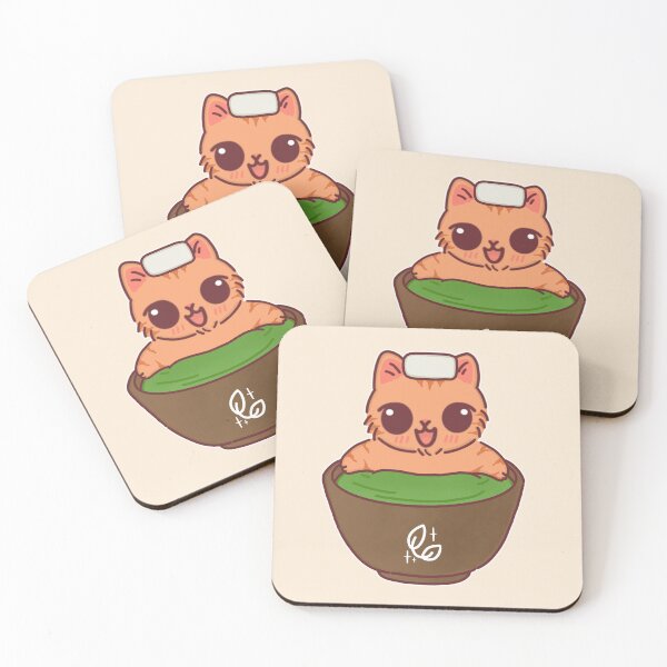 Item preview, Cozy Matcha Cat – Cute Chilling Tea Vibes designed and sold by BGMeYou.