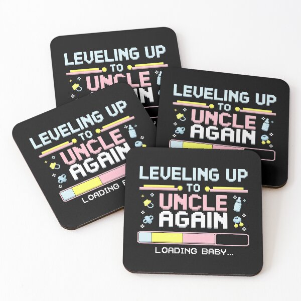 Item preview, Leveling Up To Uncle Again - This funny gift is perfect for gamers who have just become or are about to become uncles, as well as for a baby shower, pregnancy announcement, or gender reveal. designed and sold by ZyziowskyArt.