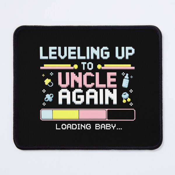 Item preview, Leveling Up To Uncle Again - This funny gift is perfect for gamers who have just become or are about to become uncles, as well as for a baby shower, pregnancy announcement, or gender reveal. designed and sold by ZyziowskyArt.