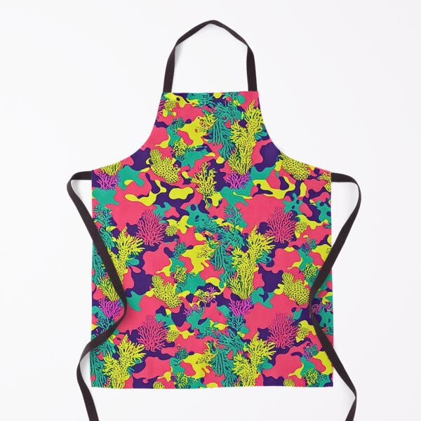 Item preview, Neon Coral Reef Camo Pattern Ocean Inspired designed and sold by CamouflageLab.