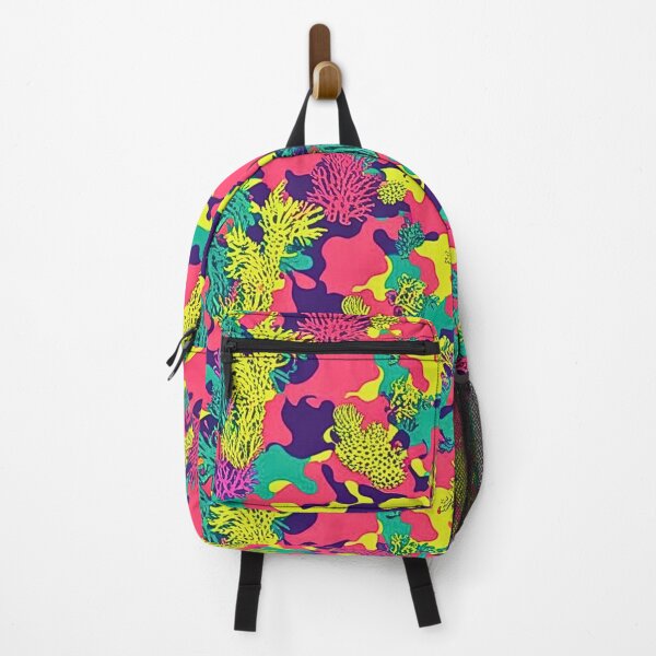 Item preview, Neon Coral Reef Camo Pattern Ocean Inspired designed and sold by CamouflageLab.