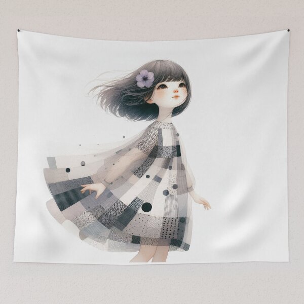 Item preview, Melancholy Girl designed and sold by Beyondnote-Art.