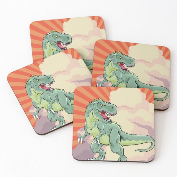 Item preview, Retro 3D Dinosaur – Vintage Vibes with a Prehistoric Twist designed and sold by LovelY PrintS.