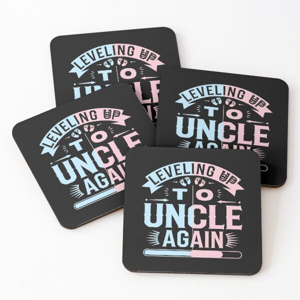 Item preview, Leveling Up To Uncle Again - This funny gift is perfect for gamers who have just become or are about to become uncles, as well as for a baby shower, pregnancy announcement, or gender reveal. designed and sold by ZyziowskyArt.