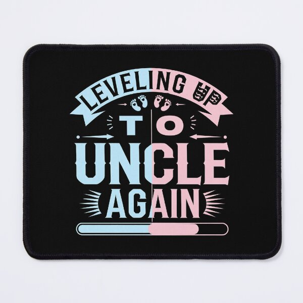 Item preview, Leveling Up To Uncle Again - This funny gift is perfect for gamers who have just become or are about to become uncles, as well as for a baby shower, pregnancy announcement, or gender reveal. designed and sold by ZyziowskyArt.