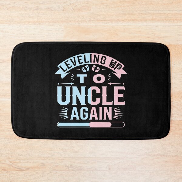 Item preview, Leveling Up To Uncle Again - This funny gift is perfect for gamers who have just become or are about to become uncles, as well as for a baby shower, pregnancy announcement, or gender reveal. designed and sold by ZyziowskyArt.