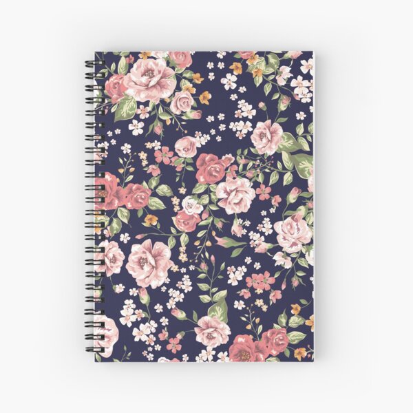 Floral Spiral Notebook