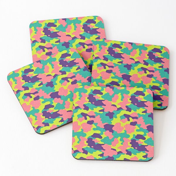 Item preview, Neon Camo Pattern – Vibrant Abstract Camouflage Design designed and sold by CamouflageLab.