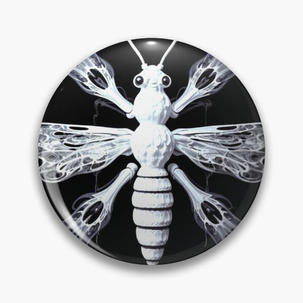 Item preview, gothic art of a white insect designed and sold by optimusprime39.