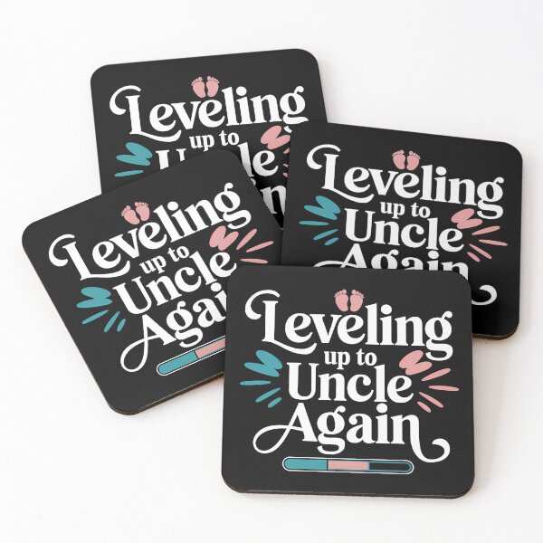 Item preview, Leveling Up To Uncle Again - This funny gift is perfect for gamers who have just become or are about to become uncles, as well as for a baby shower, pregnancy announcement, or gender reveal. designed and sold by ZyziowskyArt.