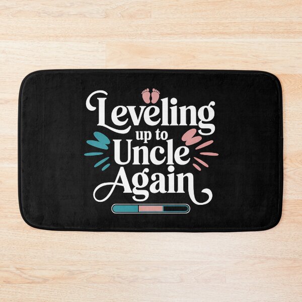 Item preview, Leveling Up To Uncle Again - This funny gift is perfect for gamers who have just become or are about to become uncles, as well as for a baby shower, pregnancy announcement, or gender reveal. designed and sold by ZyziowskyArt.