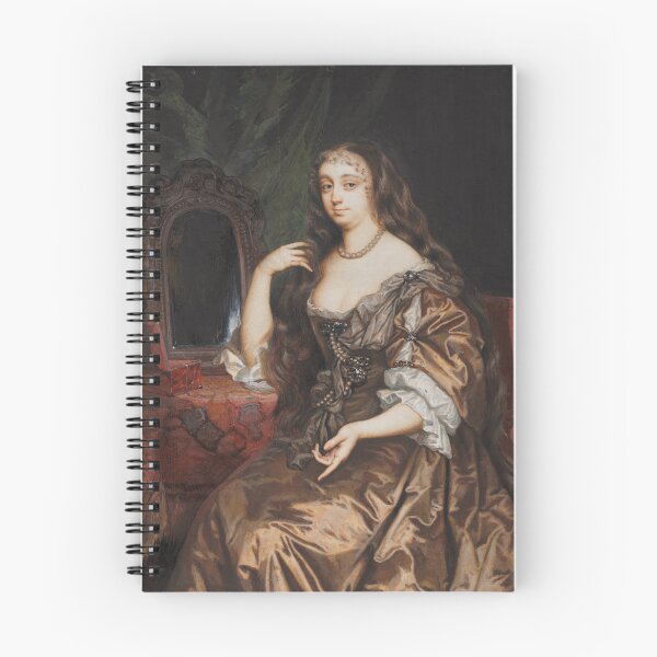 Item preview, Portrait of Anne Hyde, Duchess of York, c. 1662. Nicholas Dixon (British, c. 1708). Watercolor on vellum in a large wooden frame designed and sold by Vintage Designs +.
