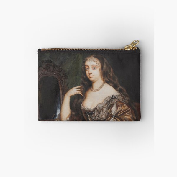 Item preview, Portrait of Anne Hyde, Duchess of York, c. 1662. Nicholas Dixon (British, c. 1708). Watercolor on vellum in a large wooden frame designed and sold by Vintage Designs +.