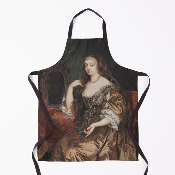 Item preview, Portrait of Anne Hyde, Duchess of York, c. 1662. Nicholas Dixon (British, c. 1708). Watercolor on vellum in a large wooden frame designed and sold by Vintage Designs +.