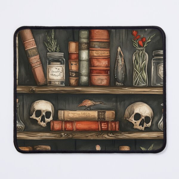 Item preview, Books, herbs and skulls designed and sold by Magmunnen.