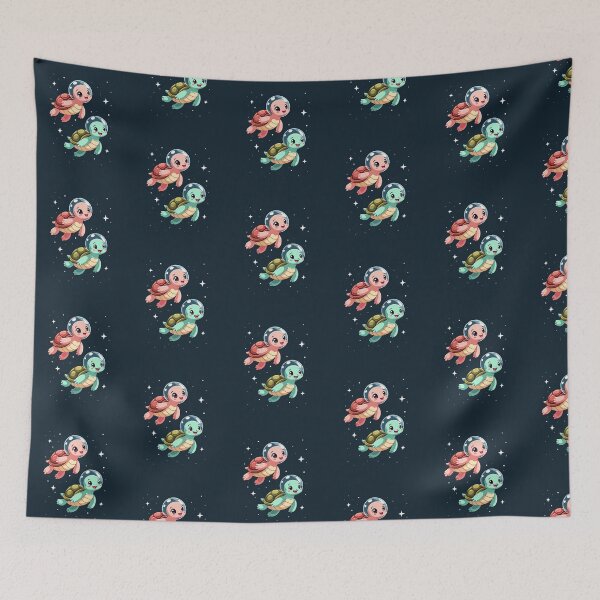 Item preview,  Modern Trendy Space Turtles Astronaut Galaxy Funny Cute Design designed and sold by SOUFIANE1991.