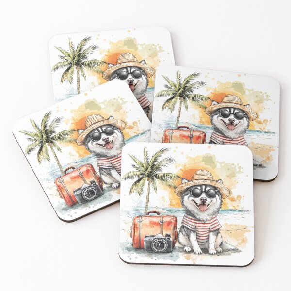 Item preview, Summer Lovin’: Dog and Crab Encounter designed and sold by NelenaArt.