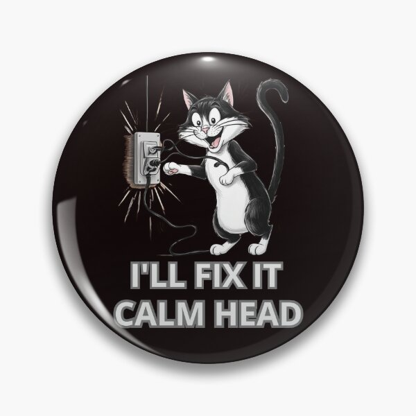 Item preview, I'LL FIX IT CALM HEAD designed and sold by Tadeusz1.