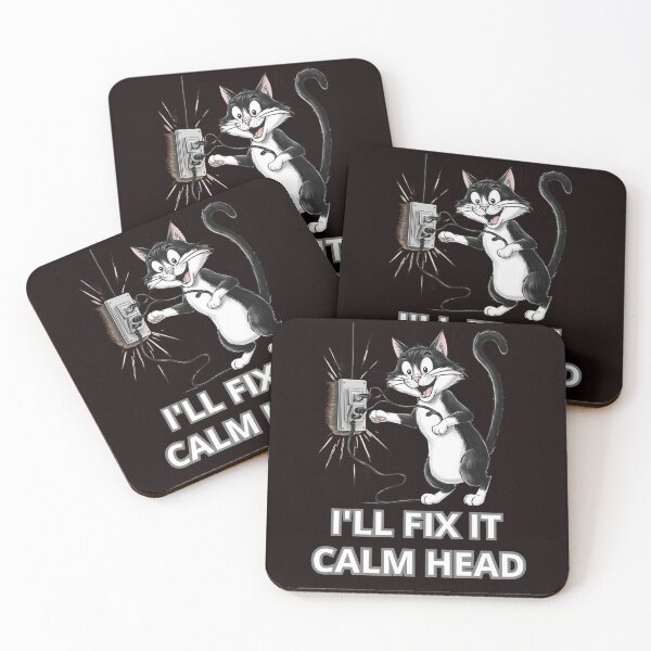 Item preview, I'LL FIX IT CALM HEAD designed and sold by Tadeusz1.
