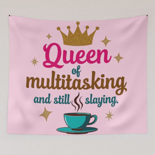 Item preview, Multitasking Queen – Slaying It Every Day designed and sold by Divine Lens Art.