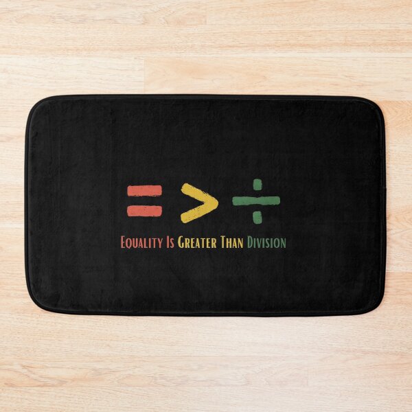 Item preview, "Equality Is Greater Than Division" – Bold Social Justice & Unity Statement Design designed and sold by Colorful-Garden.