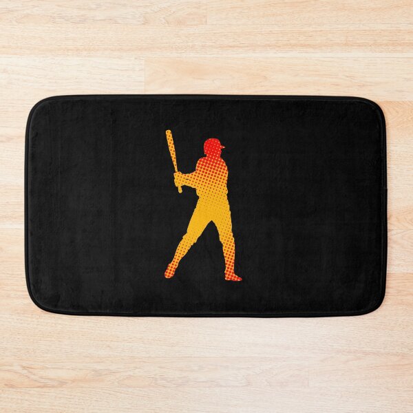 Item preview, Vintage 80s Pop Art Softball Player Silhouette Gift designed and sold by freeArt10.