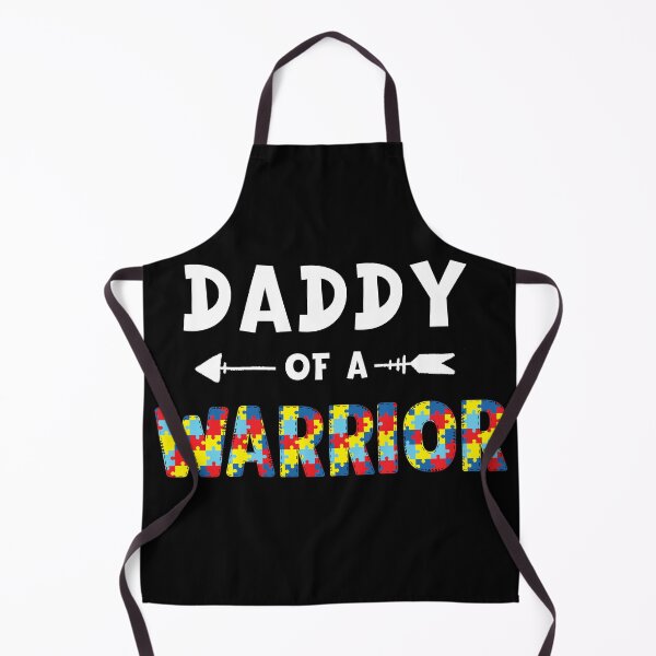 Item preview, Daddy of a Warrior - Autism Awareness Puzzle Design designed and sold by Serbin.