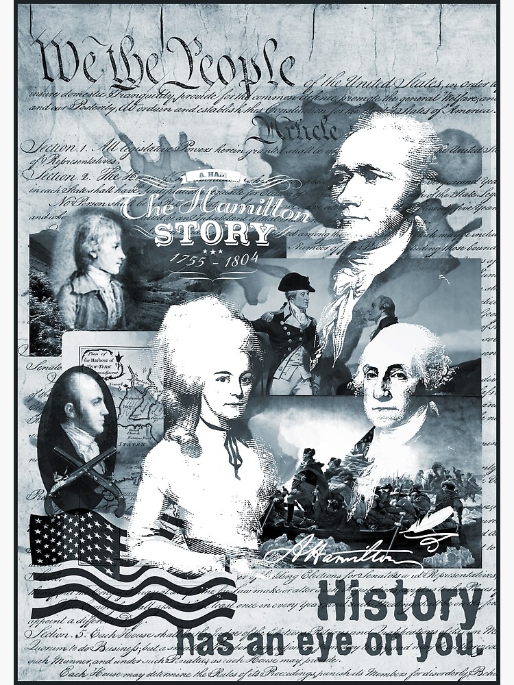 Alexander Hamilton And Eliza. History Gifts. | Poster