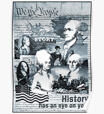 Alexander Hamilton, George Washington - History Gifts - USA, America Poster