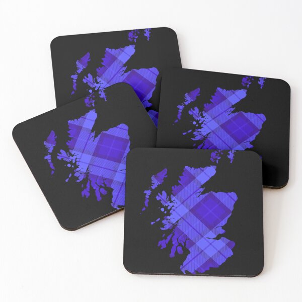 Item preview, tartan Scotland map designed and sold by SKULLARTISTRY.