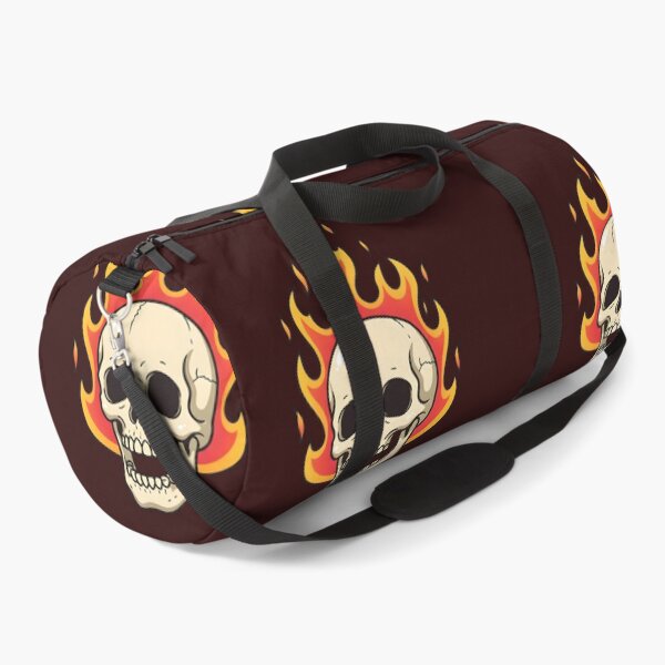 Item preview, flaming skull head designed and sold by ThirtyNumber.
