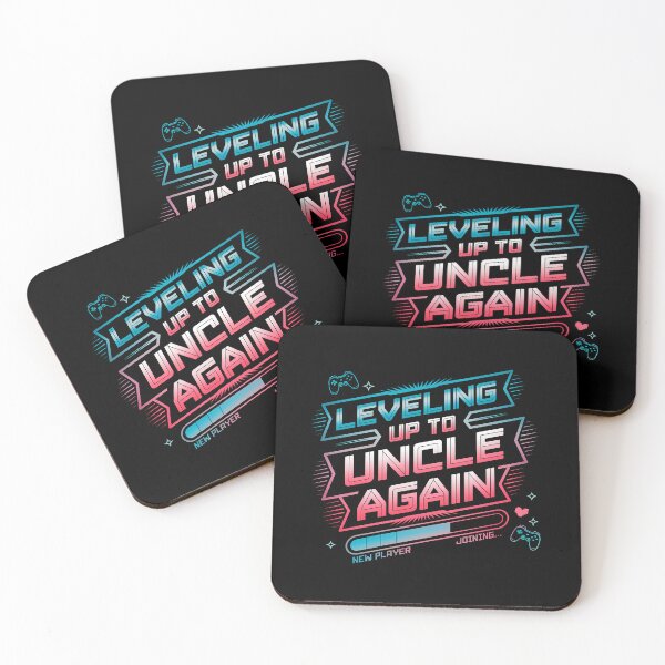 Item preview, Leveling Up To Uncle Again - This funny gift is perfect for gamers who have just become or are about to become uncles, as well as for a baby shower, pregnancy announcement, or gender reveal. designed and sold by ZyziowskyArt.