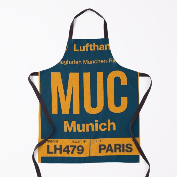 Item preview, Munich - Lufthansa retro tag designed and sold by LostTravelersLab.